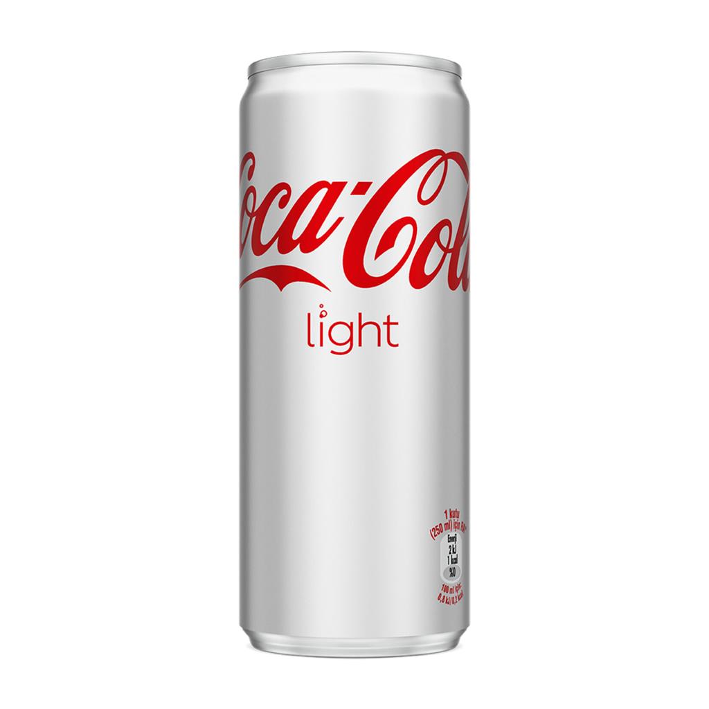Coca-Cola Light Kutu 250 ML